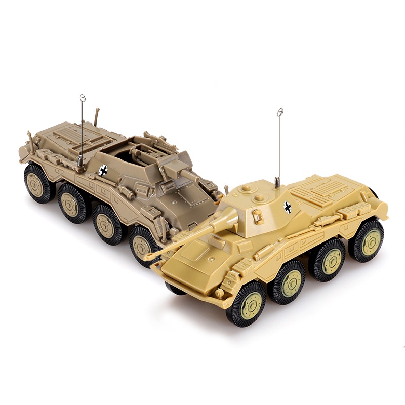 Mainan Rakit Model Mobil Militer Cougar M3A1 Jeep Willis Jeep WW2 4D Skala 1 / 72 Untuk Hadiah