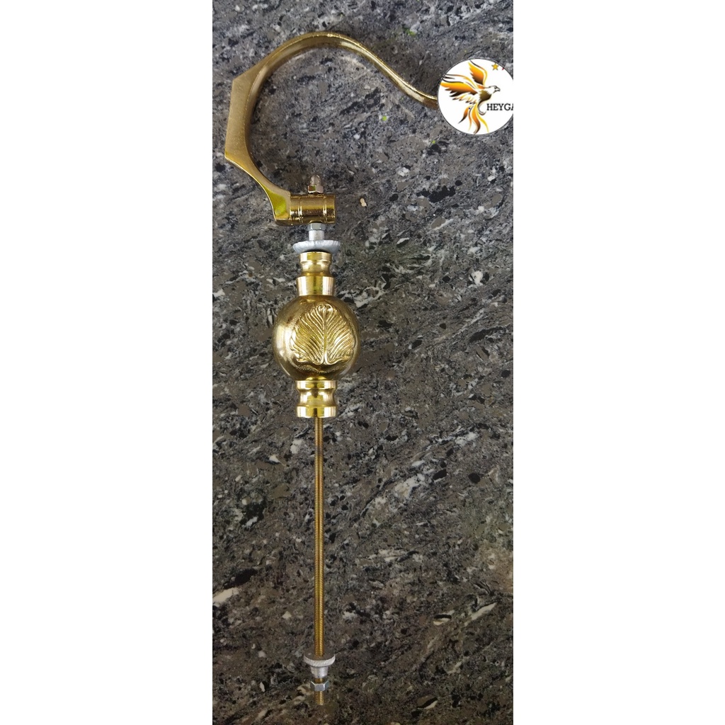 GANTUNGAN LIPAT BNR GOLD + PION DAUN GOLD STAINLESS SANGKAR KANDANG BURUNG MURAI LOVEBIRD PLECI PREM