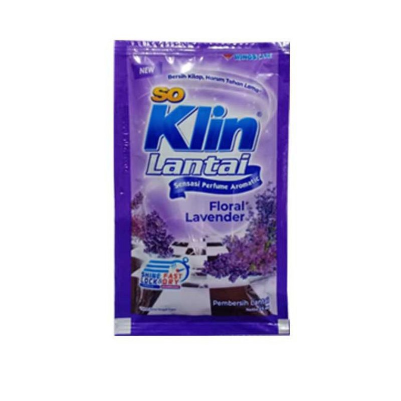 SO KLIN LANTAI ( 25ML X 6 PCS ) | SEREH | CITRUS LEMON | ORANGE JERUK | UNGU PURPLE LAVENDER | ROSE BOUQUET