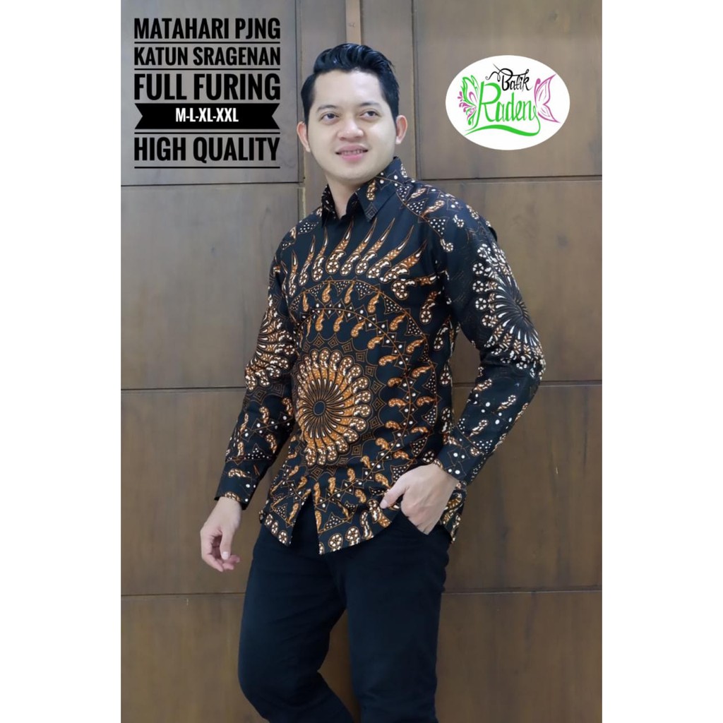 MATAHARI RADEN BATIKSOLOAMANAH KEMEJA BATIK PRIA SOLO LENGAN PANJANG LAPIS FURING ATASAN BATIK PREMIUM MODERN NAGA MERAH DAFINAH LAWASAN TIERTA SEMULUR SIDOMUKTI ASTAGUNA PUSPO GAGAH KEMBANG KAPAL KANDAS ARIESWARA WAHYU TUMURUN ARINDA BATIK SOLO AMANAH SM