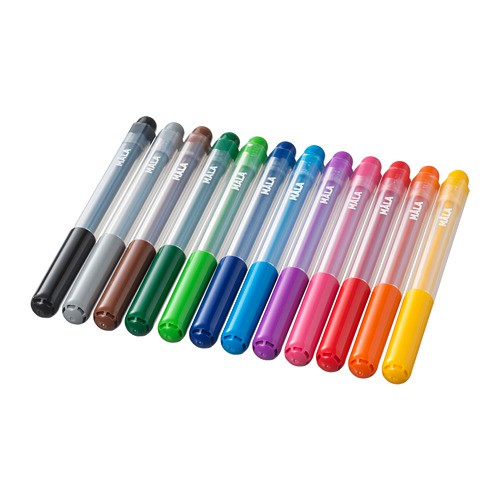 

MALA - PENA TINTA ANEKA WARNA 12 PCS