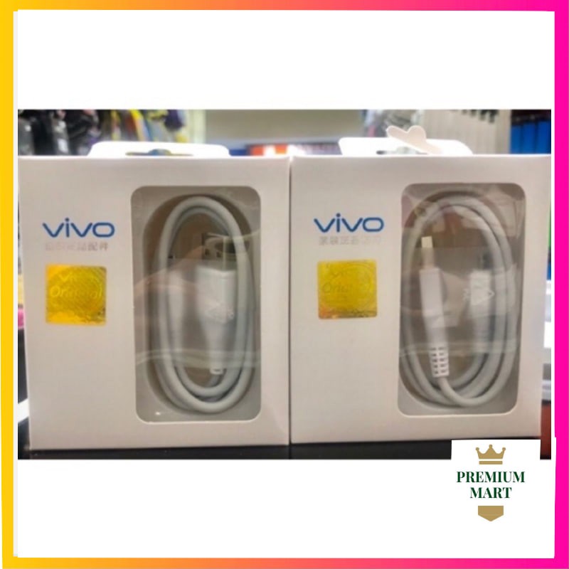 [NO PACKING] Kabel data VIVO Original 2A panjang 1meter Fast Charging