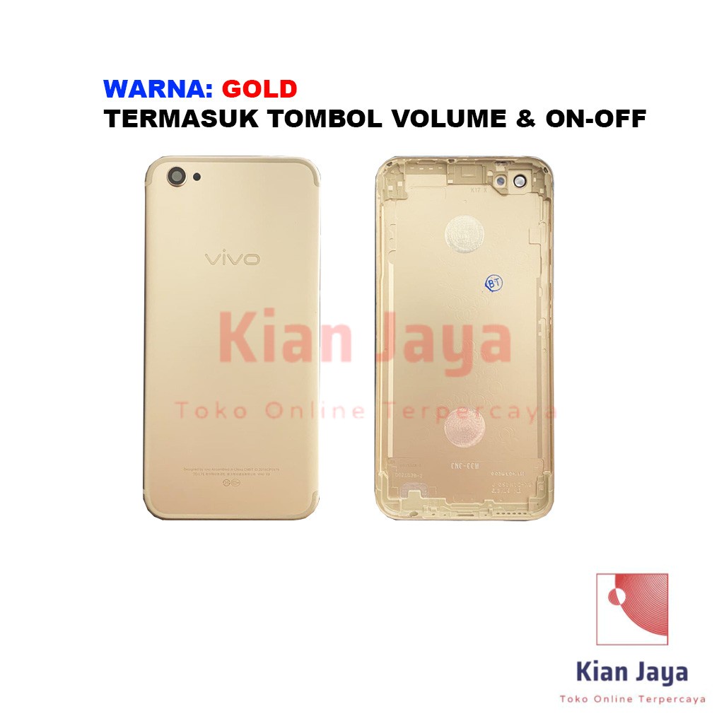 Backdoor Vivo V5+ V5 Plus Back Cover Tutup Belakang Baterai Cassing Casing Backcase Original