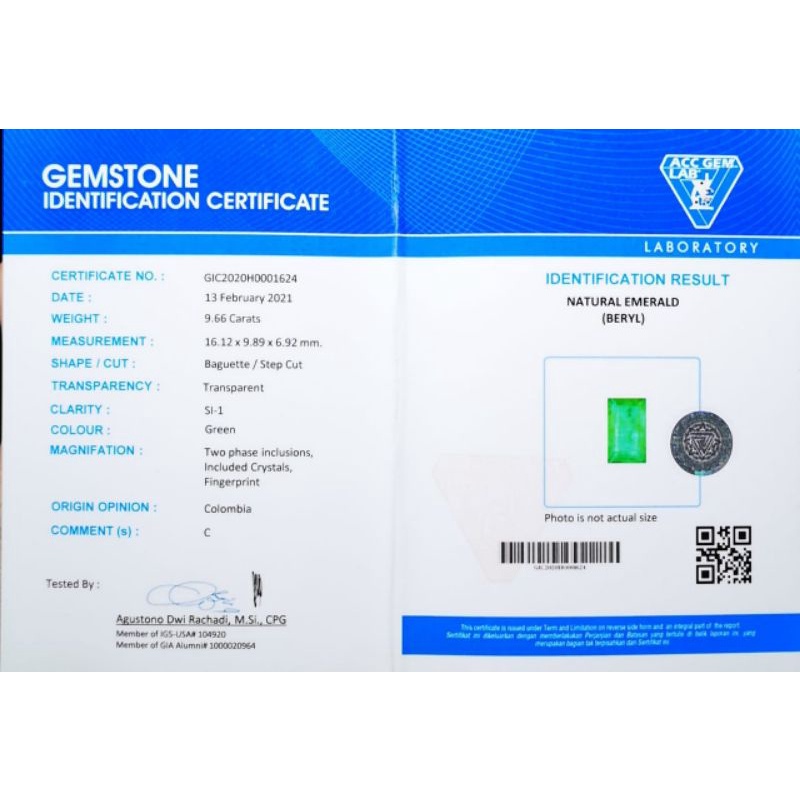 BISA BAYAR DITEMPAT BATU ZAMRUD COLOMBIA ASLI NATURAL BERSERTIFIKAT PLUS RING ALPAKA MICROSETTING