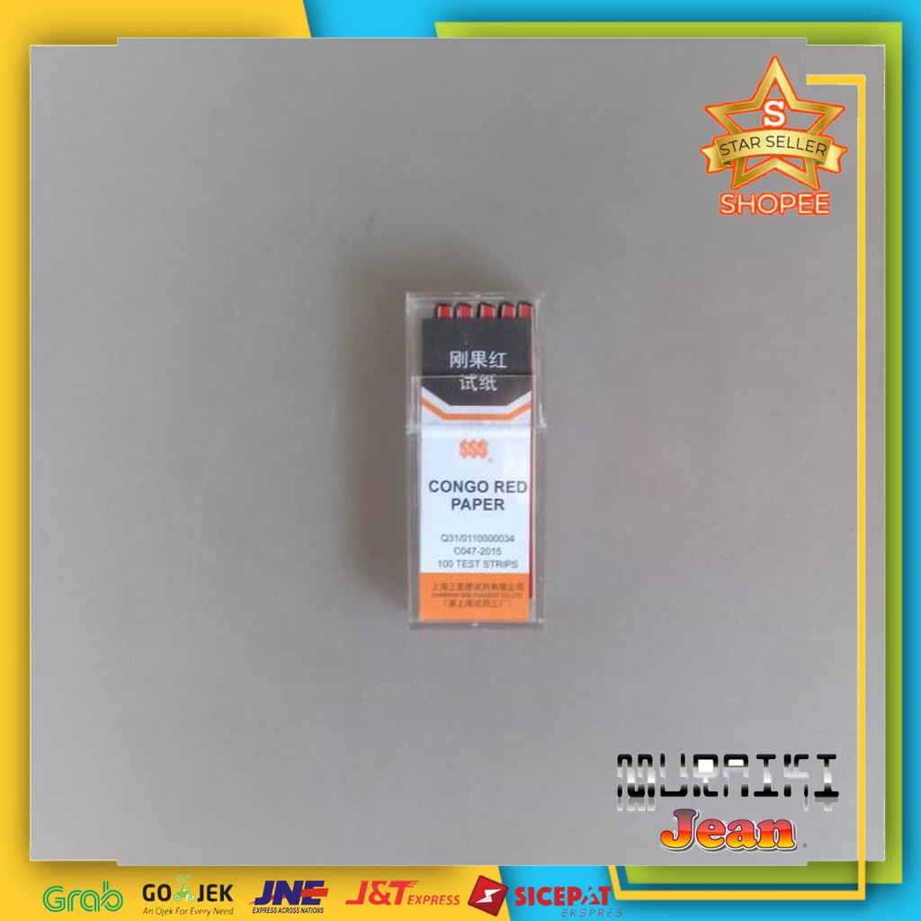 

congo red indicator test paper test strip