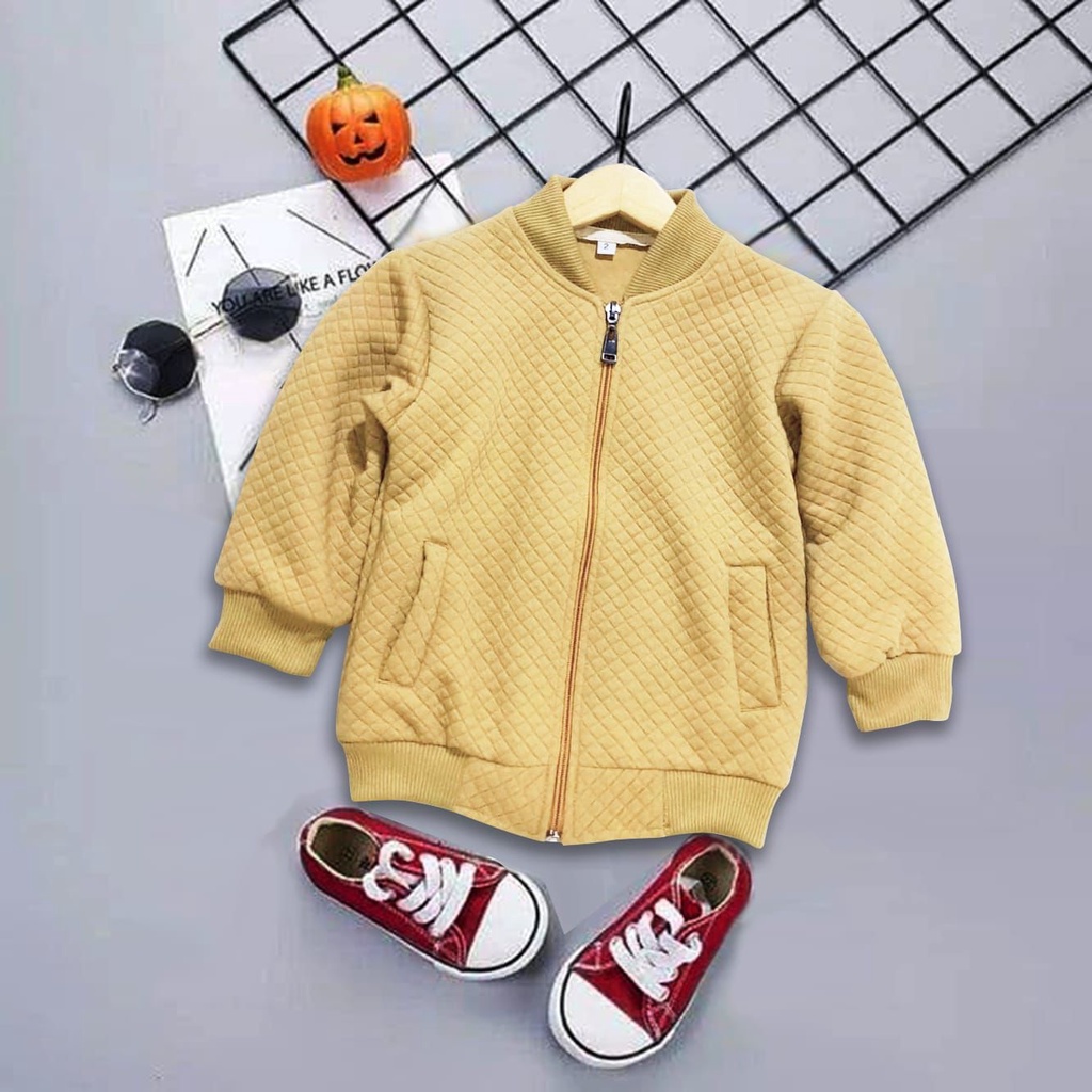 JACKET ANAK LAKI LAKI PEREMPUAN ATASAN UMUR 1-5 TAHUN JACKET COMFY OUTFIT ANAK MASA KINI BAJU PAKAIAN ANAK TERBARU ATASAN ANAK TERMURAH