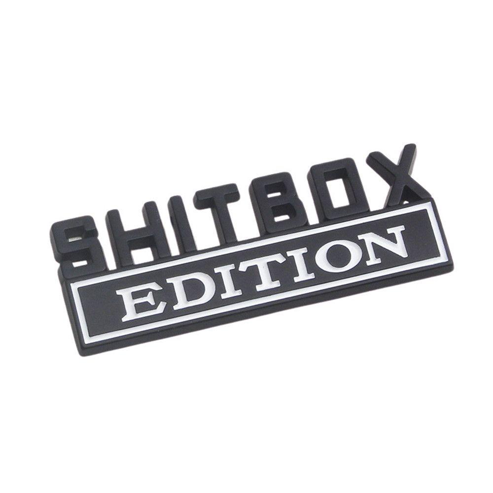 Top SHITBOX EDITION Fashion Mobil Truk Decal Truck 3D