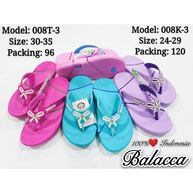 SANDAL JEPIT ANAK PEREMPUAN BALACCA SIZE 24-35