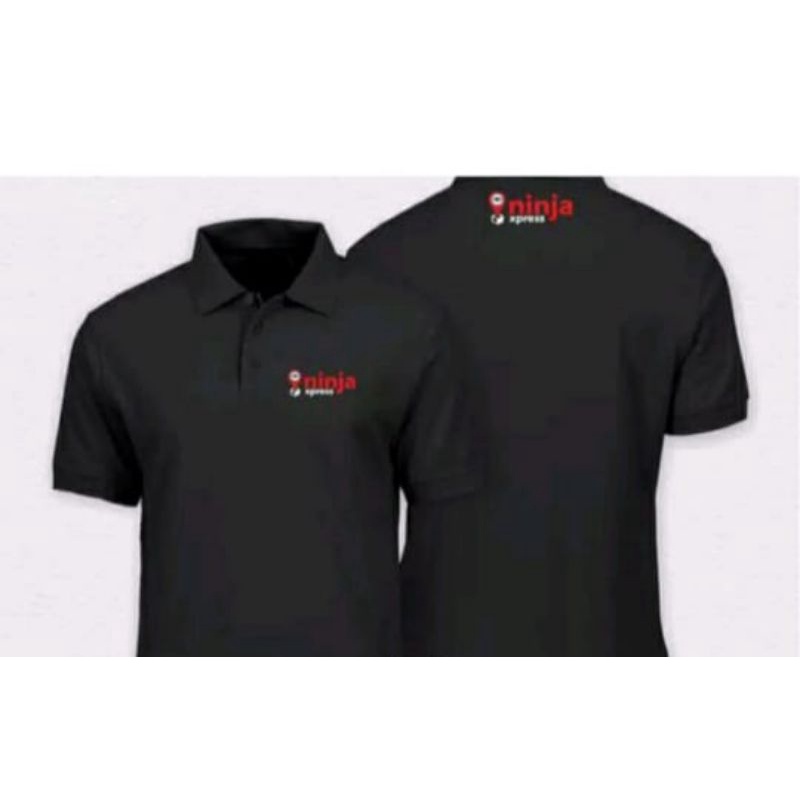 kaos polo ninja Xpress full bordir t-shirt ninja xpress