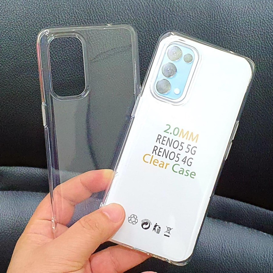 SOFTCASE CLEAR HD PREMIUM OPPO RENO 5 4G OPPO RENO 5 5G - FA