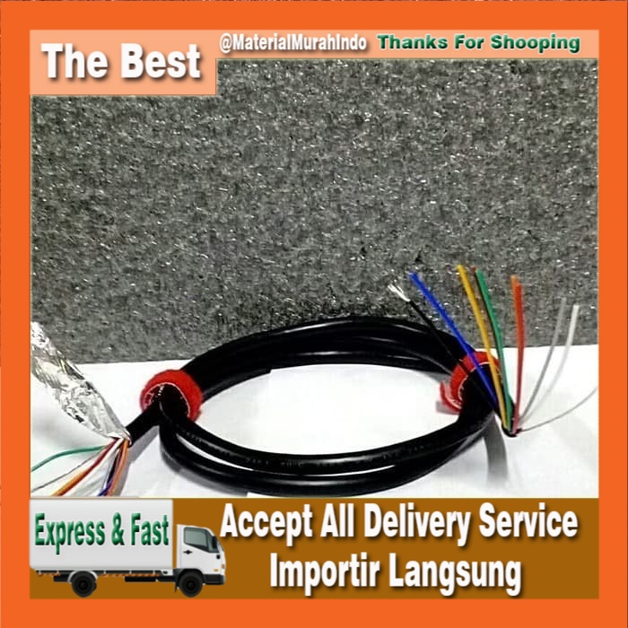 Cable 9+1 Brother Union 1 Mtr /Kabel Data 9C Brother union 1 Mtr