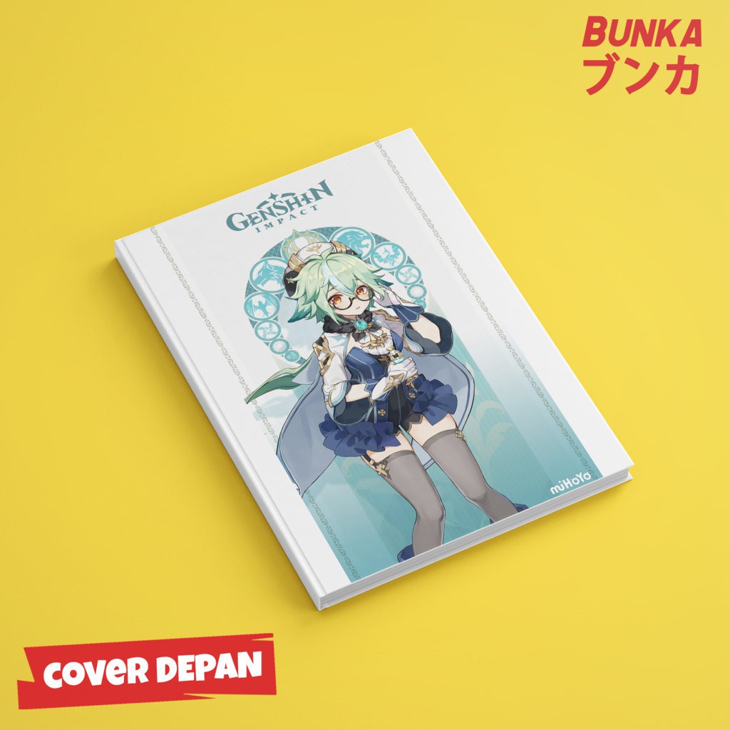 

Notebook Game Genshin Impact Sucrose Hardcover A5 Buku Tulis Catatan Notes Agenda Planner Jurnal