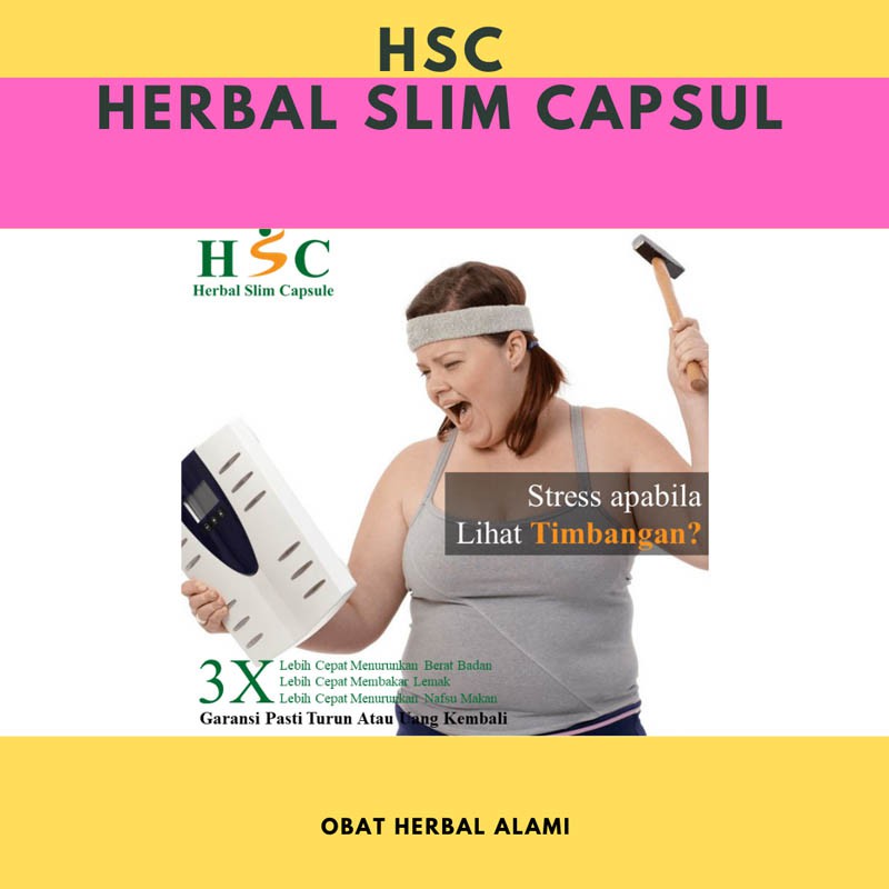 KAPSUL HERBAL  PELANGSING ALAMI HSC ISI 60 KAPSUL