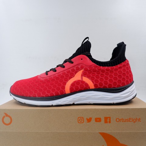 Sepatu Lari/Running Ortuseight Polaris Red White 11030026 Original BNIB