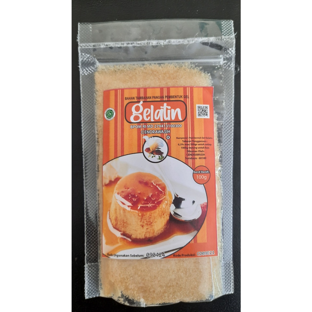 

gelatin cendrawasih 100 gram
