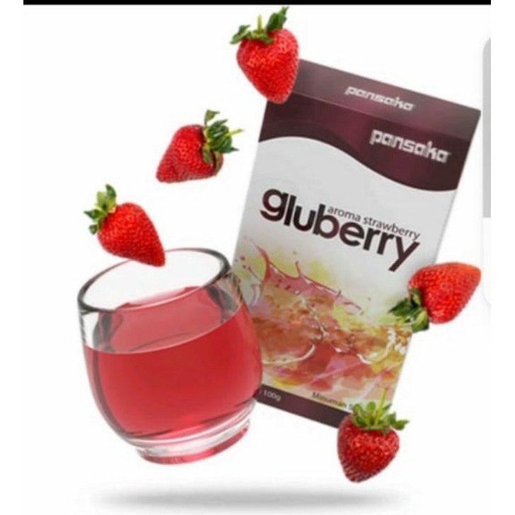 KOLAGEN GLUBERRY  AROMA STRAWBERRY