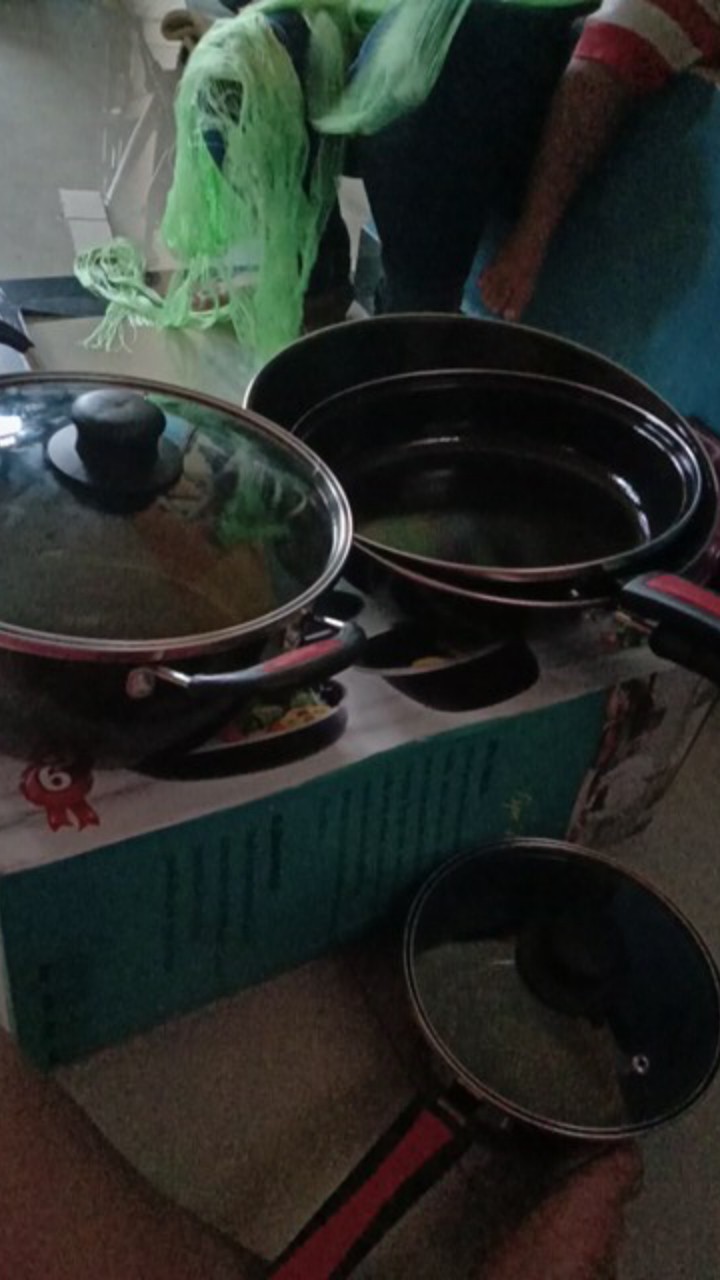 Panci Set 6 Pcs Gsf G-1831n Wajan Enamel Anti Lengket