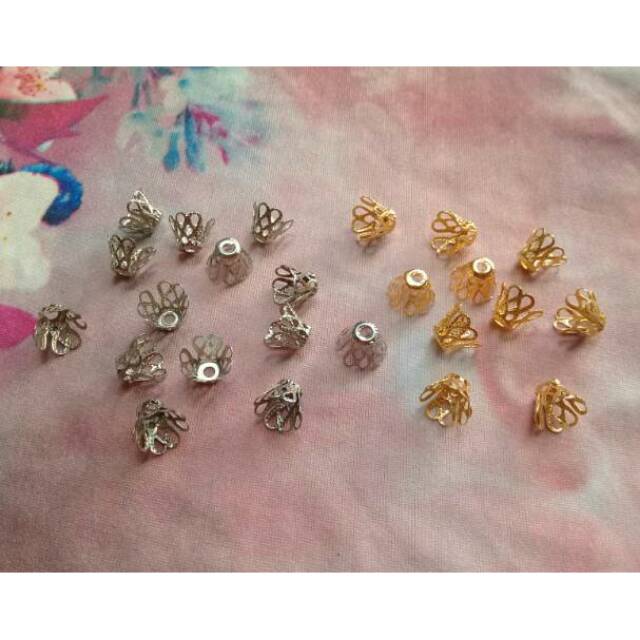 (Model 1) Cangkang / Mangkok / Mahkota Mutiara 6mm per Lusin