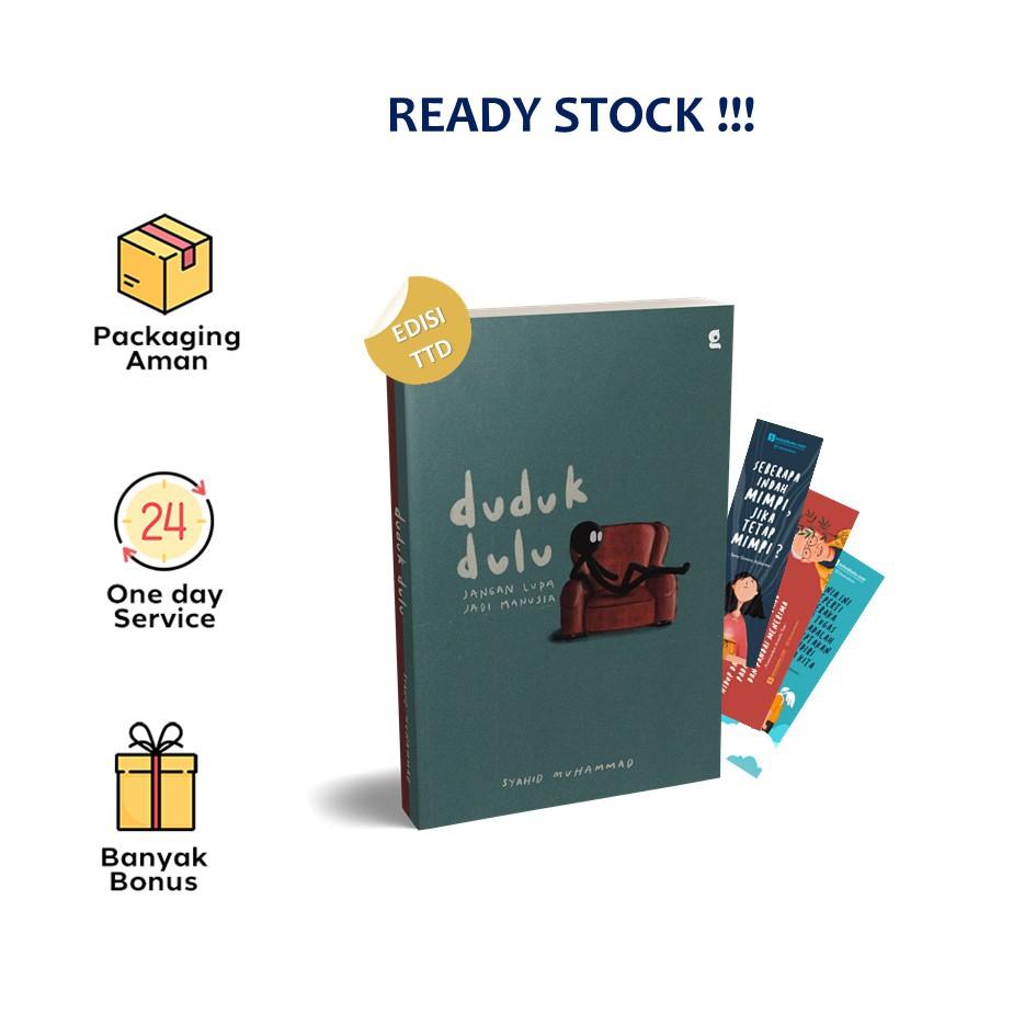 Buku Novel Duduk Dulu (Gradien Mediatama) | Shopee Indonesia