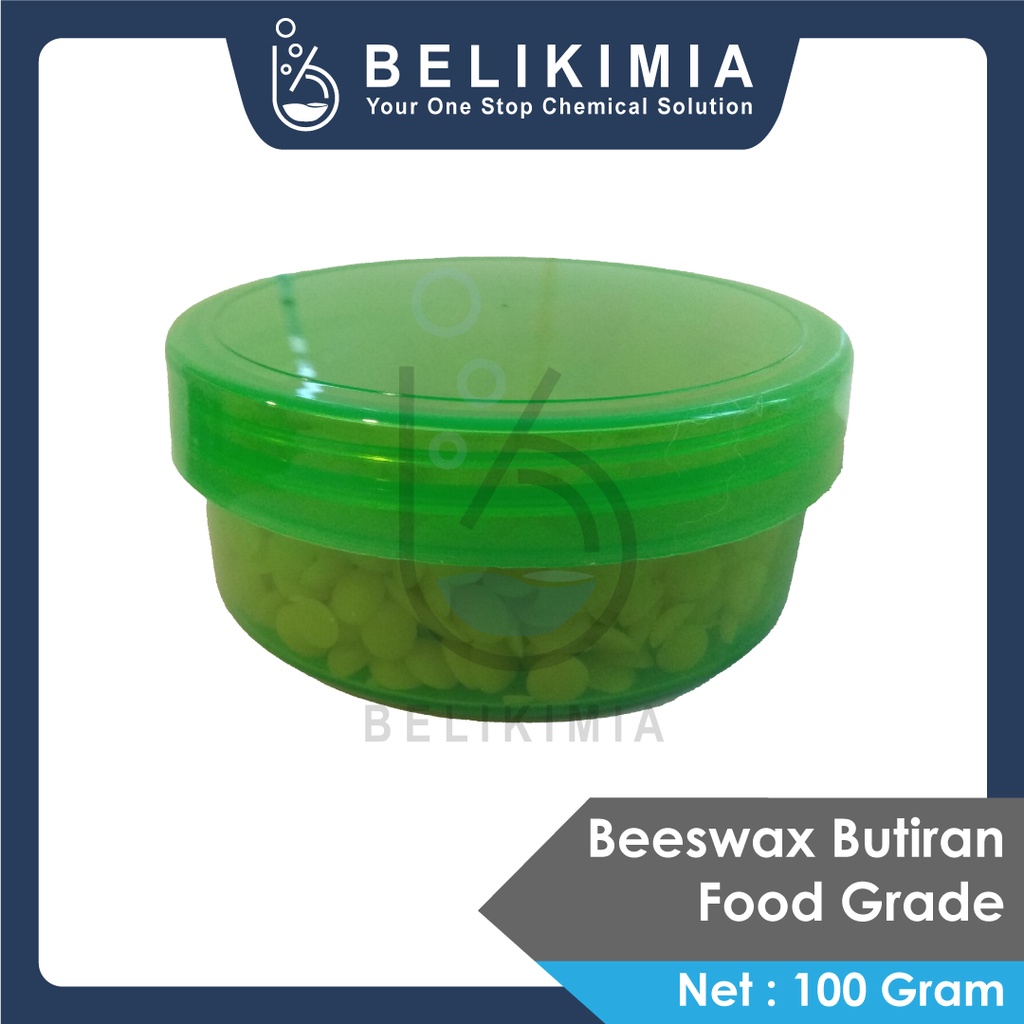 Beeswax Organik Butiran - Lilin Lebah Cosmetic Grade - 100 Gram