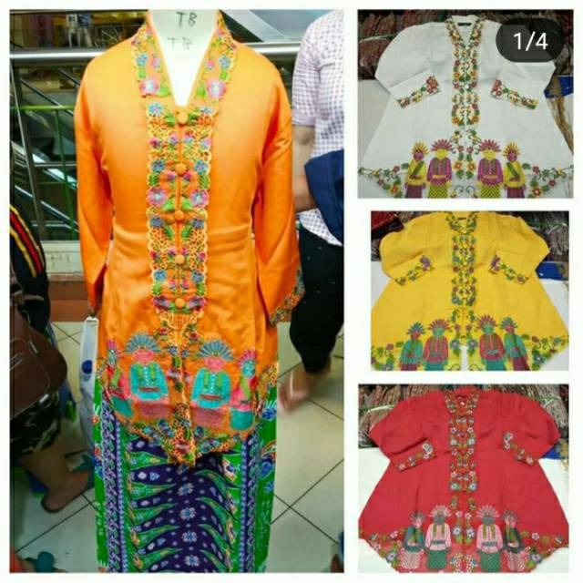 Kebaya encim anak.kebaya encim ondel.encim betawi anak  Shopee Indonesia