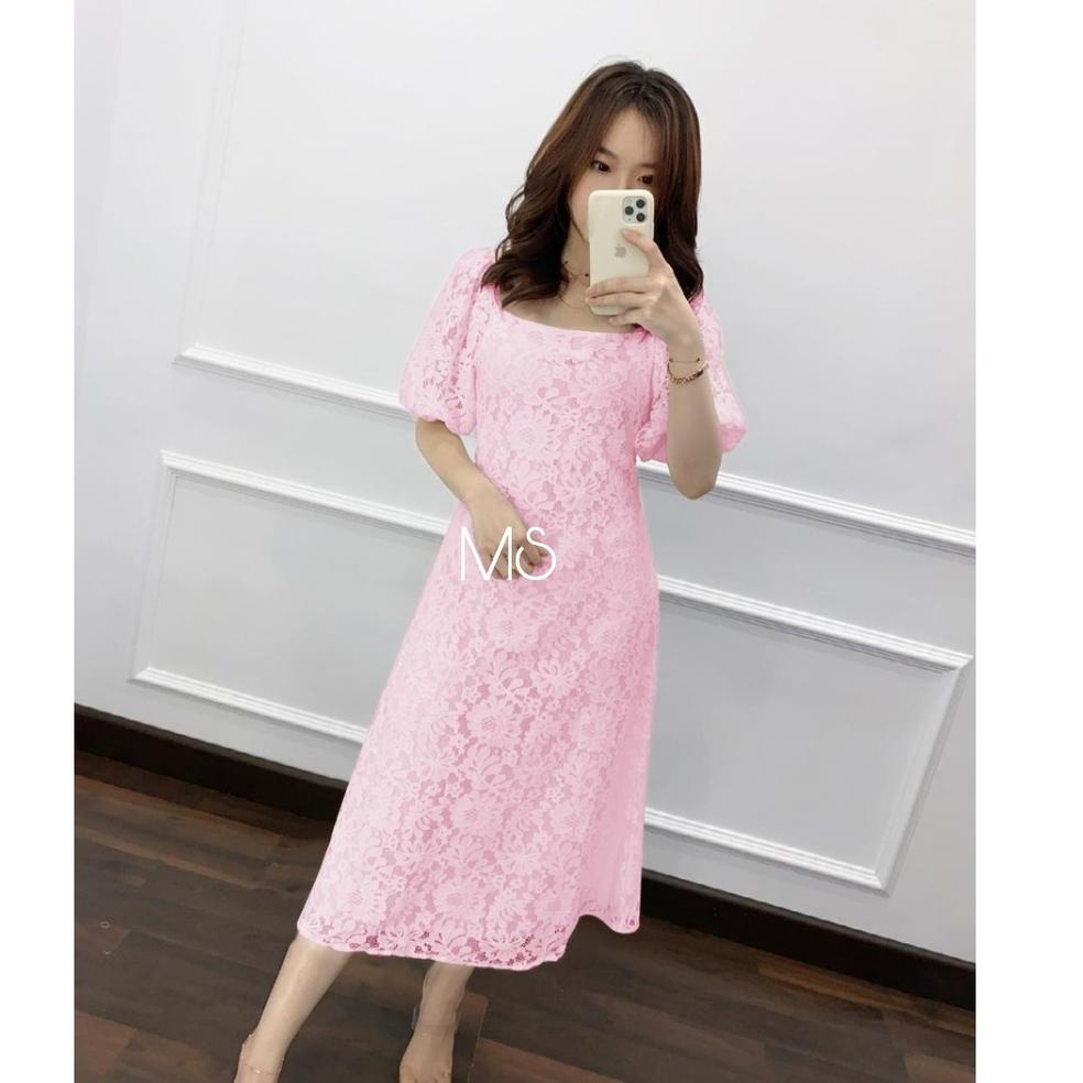 [KODE PRODUK C6YCL8866] DRESS SCARLET BRUKAT / DRESS BRUKAT WANITA warna putih Lilac ungu hitam / Dr