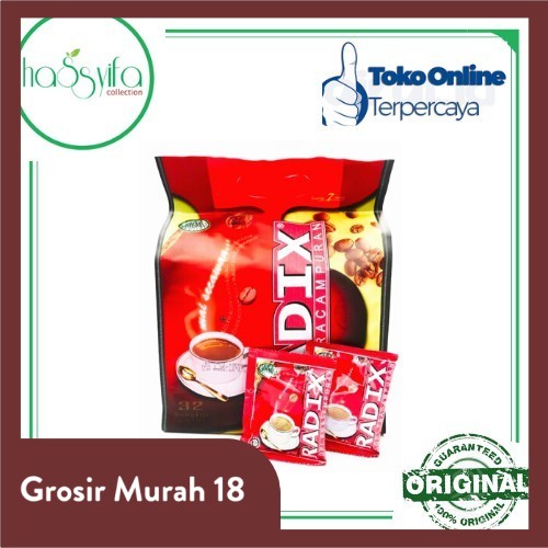 

KOPI RADIX PREMIX COFFE HPA MALAYSIA ISI 32 KEMASAN POUCH