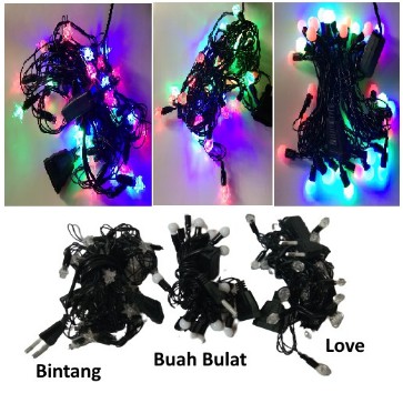 Lampu Tumblr Lampu Led Dekorasi Lampu Hias Natal Twinkle Light String Bentuk