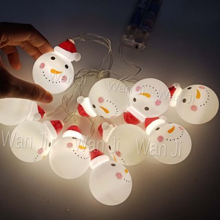 LN20 Lampu Natal Kepala Santa Aksesoris Christmas LN20 Lampu Natal Kepala Santa Aksesoris Christmas
