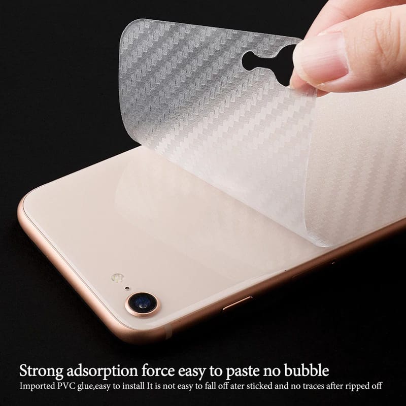 PROMO Garskin Carbon Apple iPhone X | iPhone XS | iPhone XS Max Anti Gores Pelindung Belakang HP