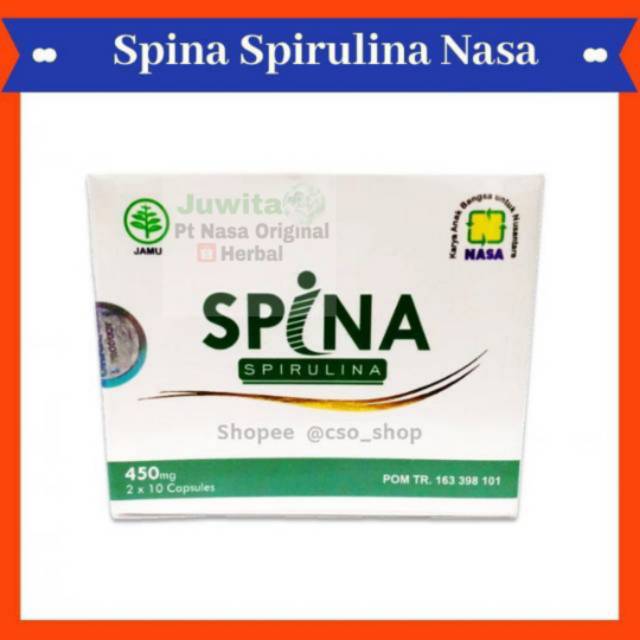 SPIRULINA BLISTER NASA ORIGINAL /PRODUK KECANTIKAN