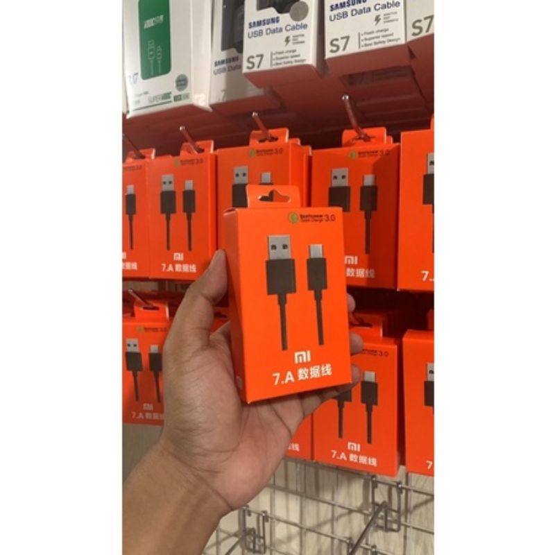 Kabel Data Xiaomi Redmi MICRO USB 7A Fast Charging