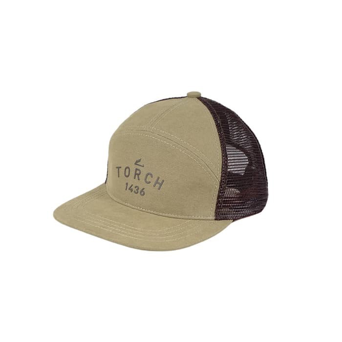 Terbaru Topi Distro Original Pria Topi Pria Jaring Trucker G Dw30 HY165 Torch Topi 1436 Khaki Cokl