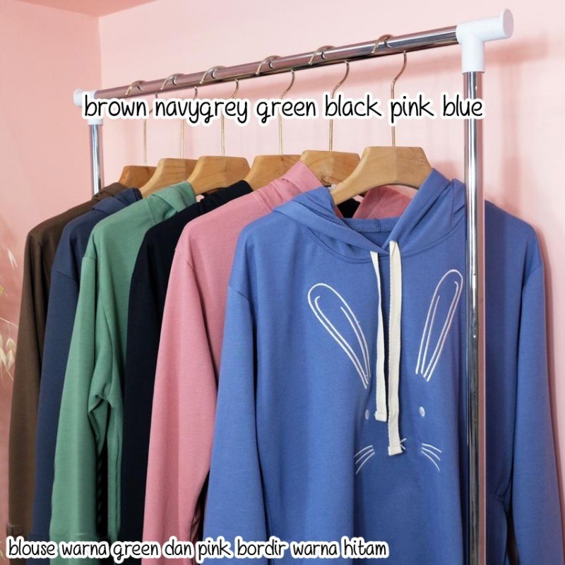 [baju wanita korea]  Sweater Hoodie Sweatshirt Wanita Korea Import