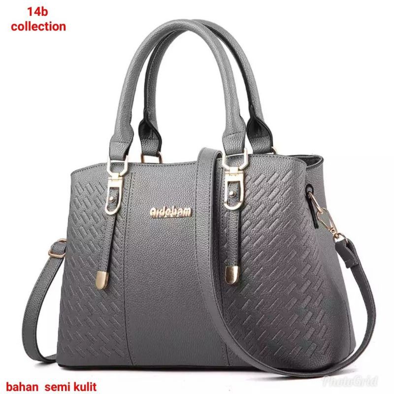 TAS SELEMPANG WANITA IMPORT KULIT HITAM PESTA SELENE TA009B5 PREMIUM KOREA SLING BAG HAND MURAH CEWE