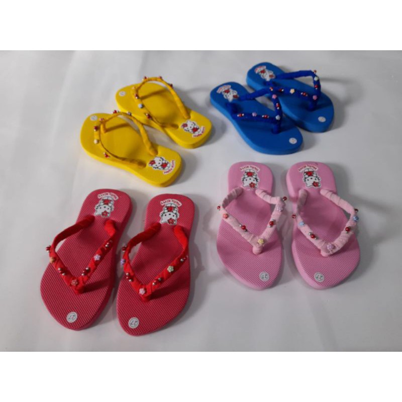 sandal jepit anak perempuan helokity wfr mote terbaru