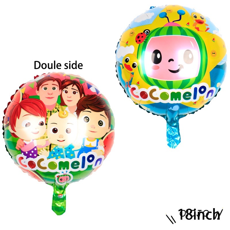 Balon Foil Bentuk Semangka Untuk Dekorasi Pesta Ulang Tahun - ol