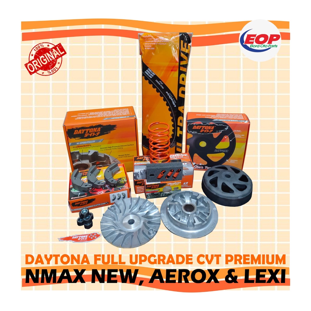 PAKET FULL UPGRADE CVT PREMIUM NMAX NEW AEROX LEXI DAYTONA