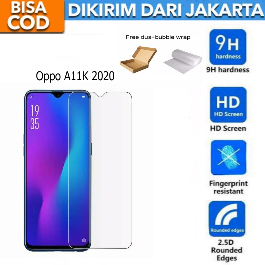 Tempered Glass Oppo A11K 2020 Screen Protector Anti Gores