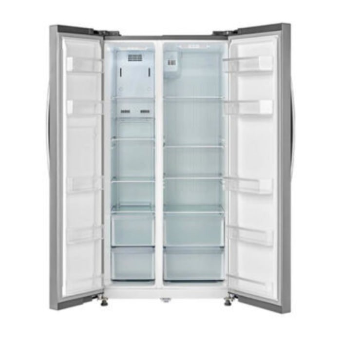 Daewoo Lemari Es / Kulkas Side DWR-WE62OSNSB By Side 525 Liter Silver
