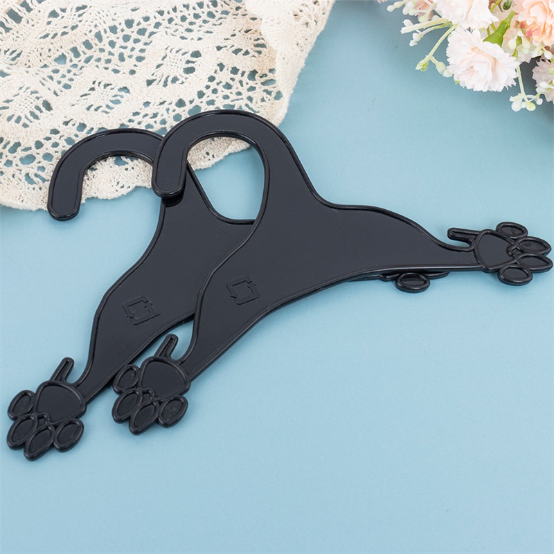 TK 5Pcs/Set Plastic Pet Dog Puppy Cat Clothes Clothing Rack Hanger Dog Product Accessories