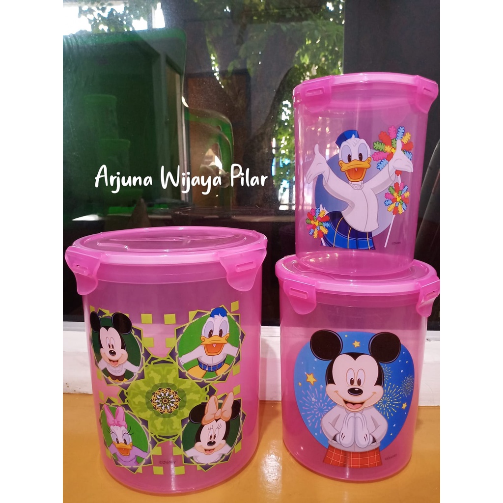 Toples Disney set 3 Tutup KLIP ODATE  +kardus atas bawah &amp; Bubblewrap