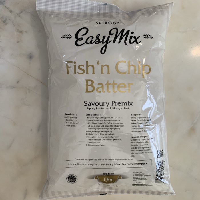 

PROMO [COD] Tepung Easymix Fish n Chip Batter 1Kg