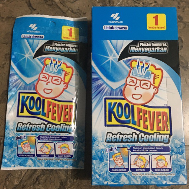 Kool Fever Dewasa Koolfever Adult Plester Kompres Demam Shopee Indonesia