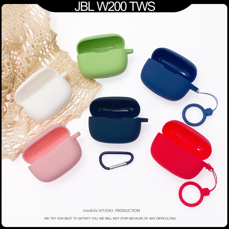 Soft case Pelindung headset Bluetooth jbl W200TWS 200tws anti Jatuh