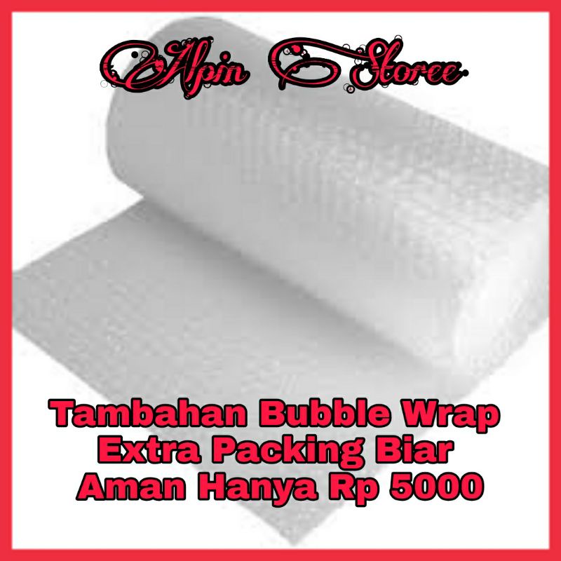 

Tambahan Bubble Wrap Extra Packing Biar Aman Hanya Rp 5000