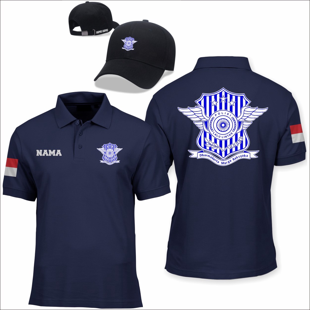 KAOS KERAH POLISI LALULINTAS - KAOS POLO PORLANTAS - BAJU KERAH POLANTAS - BAJU POLO PORLANTAS - TOP