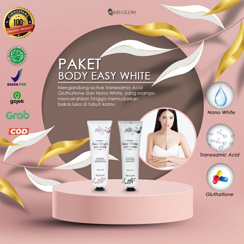 MS GLOW PAKET PEMUTIH BADAN