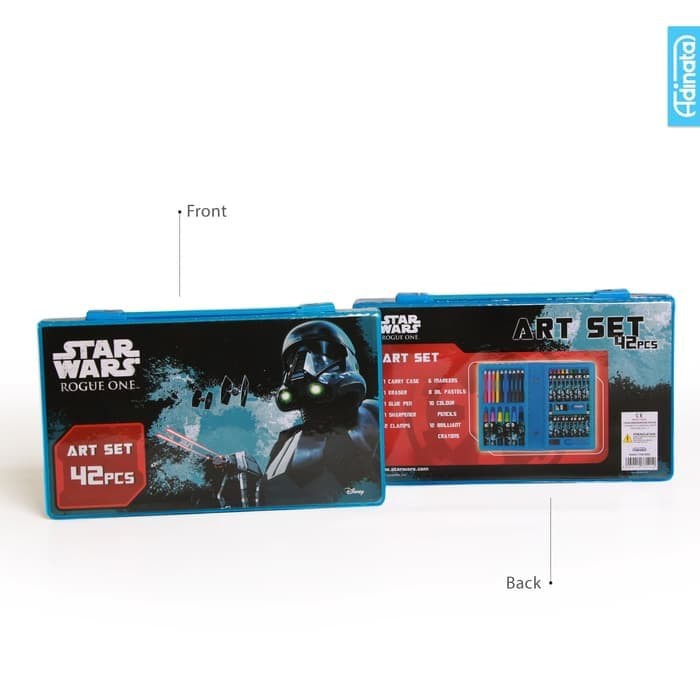 

Star Wars Art Set 42 pcs Adinata / Alat Mewarnai / Crayon 1726-2