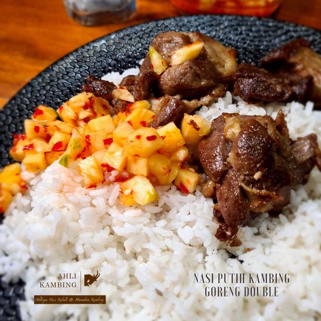 

Kambing Goreng Doubel + Nasi Putih